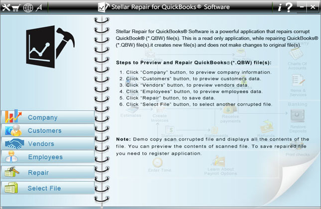 Scanned the Selected QuickBooks file