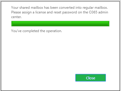 Export Office 365 User Mailbox to Shared Mailbox