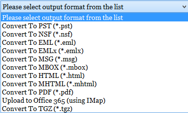 Export Repair OST file to Outlook PST file