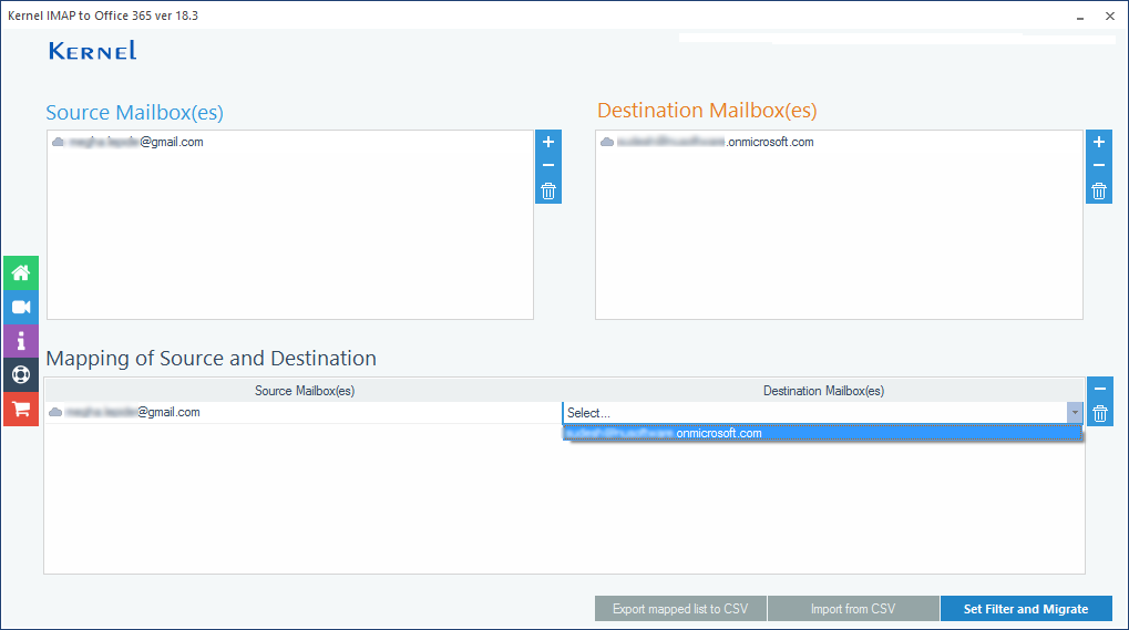 IMAP to Office 365 migration process