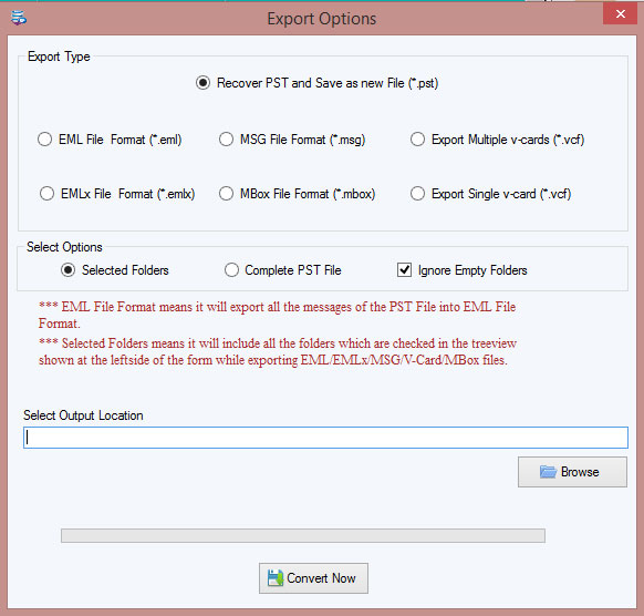 Removal of Unwanted Selected PST Files before Recovery
